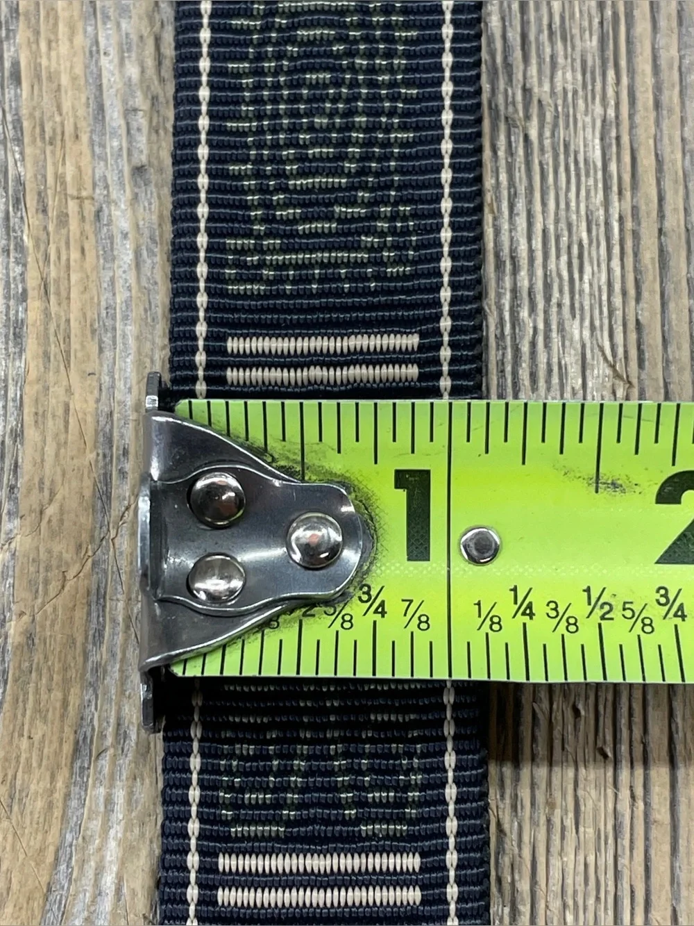 Bison Designs Belt Casual Guatemala Heather Webbing All Over Print Size Lrg 46